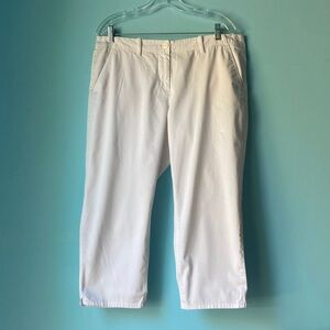 White Capri Pants